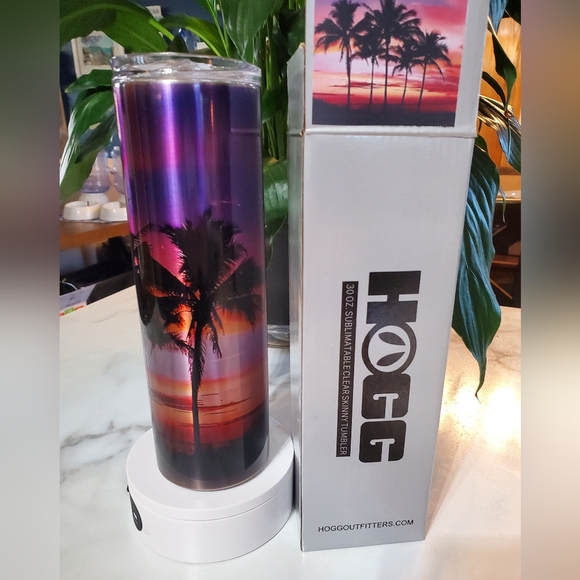 Palm Trees at Sunset 30oz Tumbler 🎉sale - Picture 3 of 10